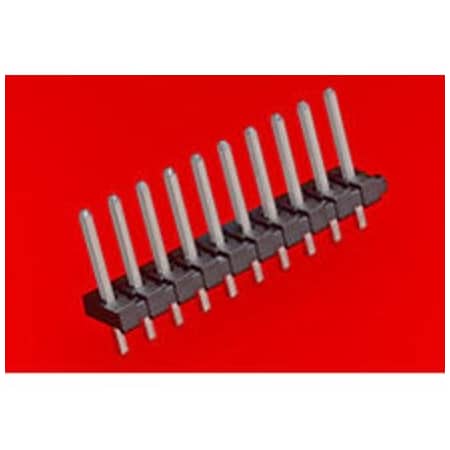 Molex Board Connector, 6 Contact(S), 1 Row(S), Male, Straight, 0.156 Inch Pitch, Solder Terminal, Black 416610005